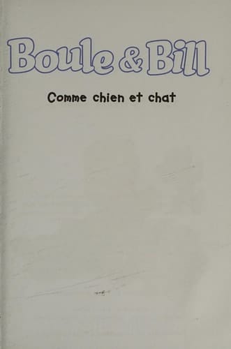 Comme chien et chat