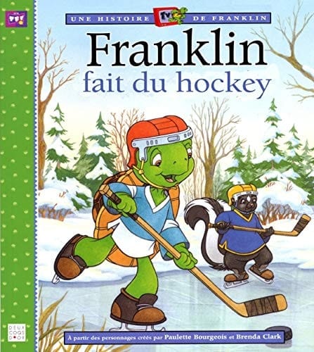 Franklin joue au hockey sur glace