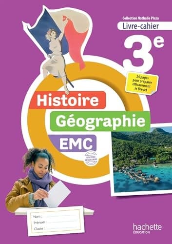Histoire-Géographie EMC 3e - Livre-cahier - Ed. 2026