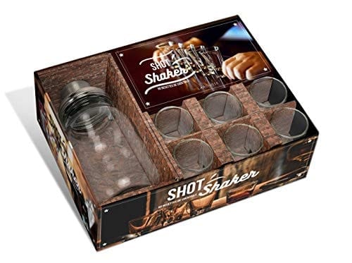 Shot shaker, plus de 30 recettes de cocktails Avec 1 shaker et 6 verres à shot