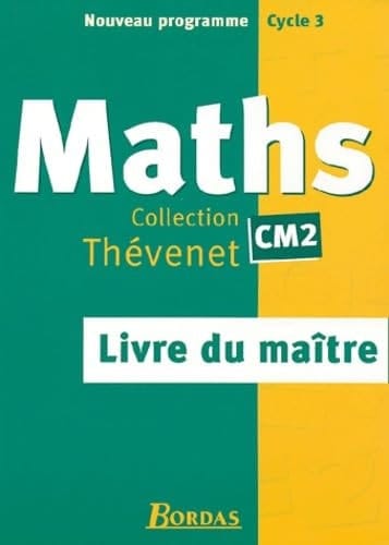 Maths CM2 Livre du maître