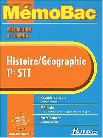 Histoire, géographie, Tle STT