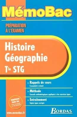 Histoire géographie Tle STG