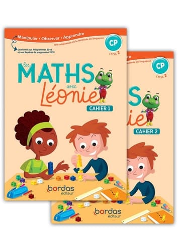 Les maths avec Léonie CP cycle 2 2 volumes : Fichiers 1 & 2