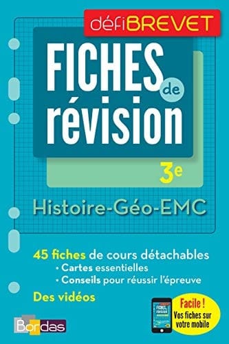 Histoire-Géographie-EMC 3e Fiches de révision