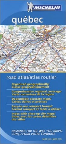 Michelin Quebec Road Atlas/ Atlas Routier (MICHELIN QUEBEC REGIONAL ROAD ATLAS)