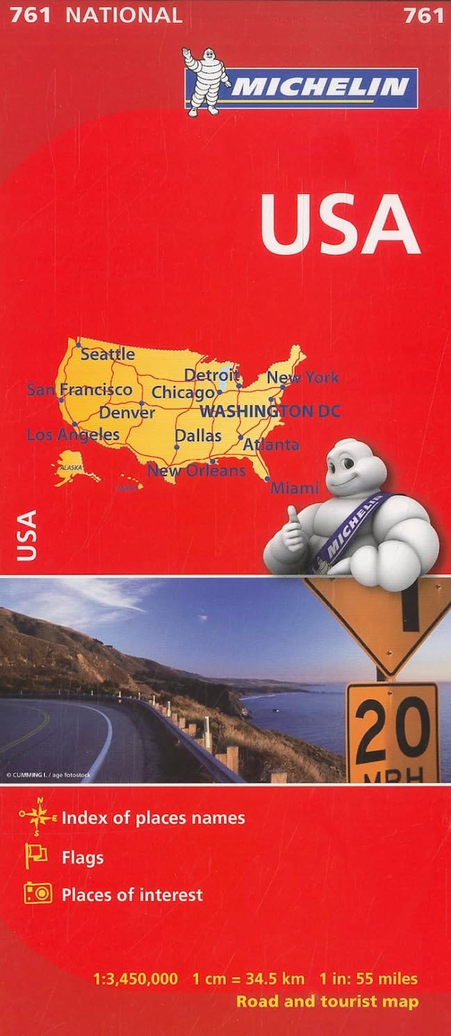 Michelin USA Road Map