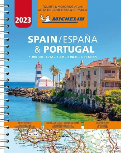 Michelin Spain and Portugal Road Atlas 2023
