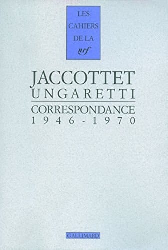 Correspondance: (1946-1970)