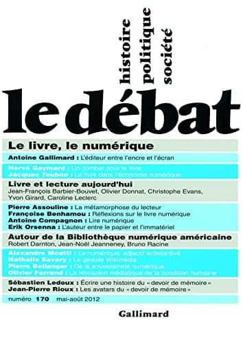 Le livre, le numérique