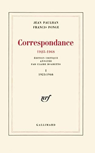 Correspondance: (1923-1968)-1923-1946 (1)