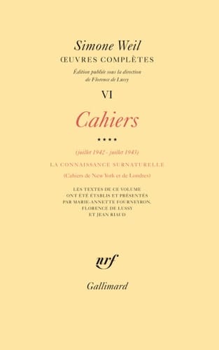 Œuvres complètes: Cahiers (Juillet 1942 - juillet 1943) 4 (6)