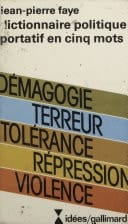 Dictionnaire politique portatif en cinq mots