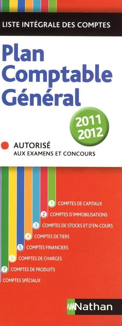 Plan comptable général 2011-2012 liste intégrale des comptes