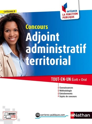 Concours adjoint administratif territorial tout-en-un Ecrit + Oral Catégorie C