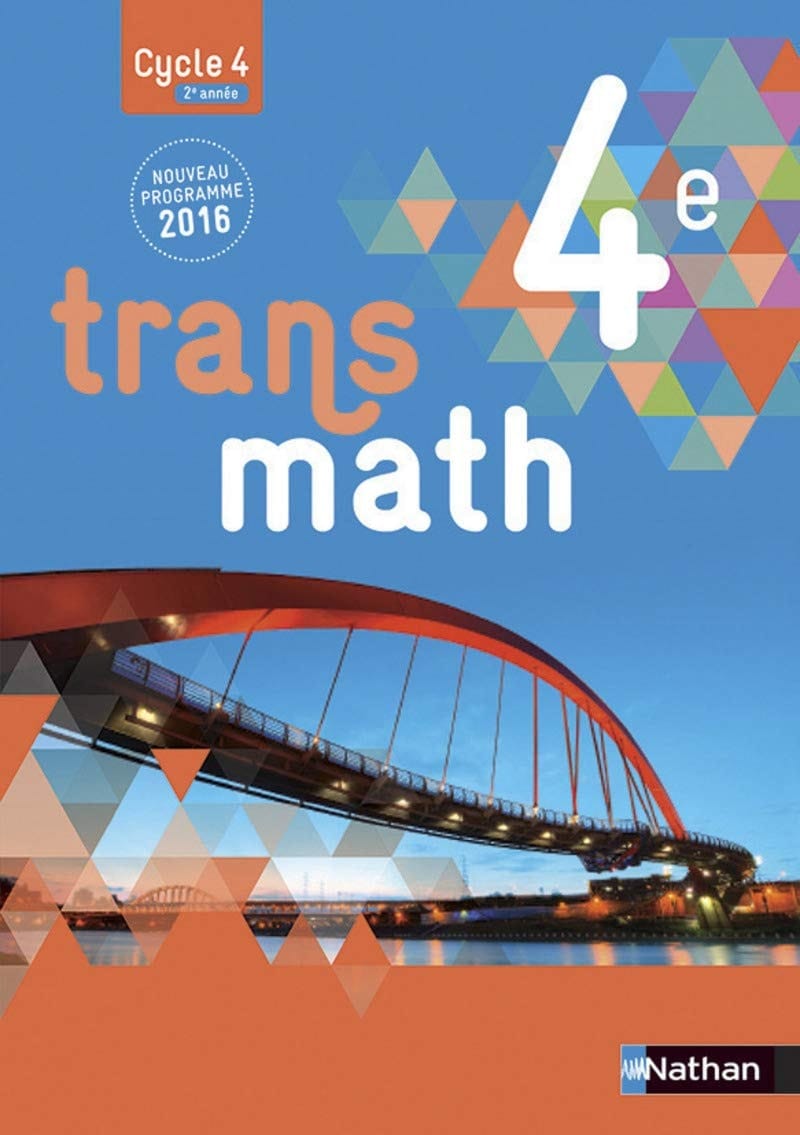 Transmath 4e nouveau programme 2016