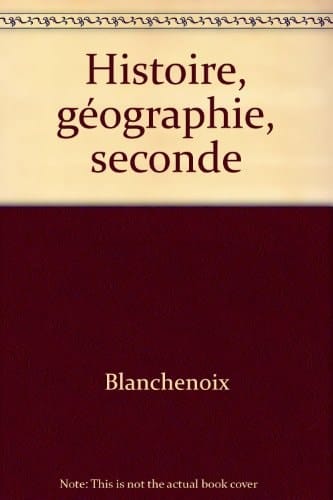 Histoire, géographie, seconde