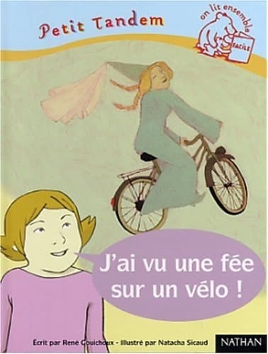 J'ai vu une fée sur un vélo!