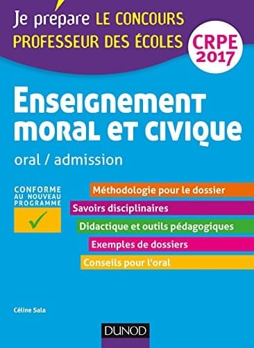 Enseignement moral et civique Oral / Admission Professeur des écoles concours 2017