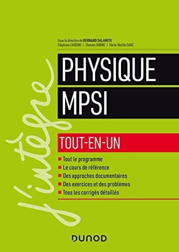 Physique MPSI Tout-en-un