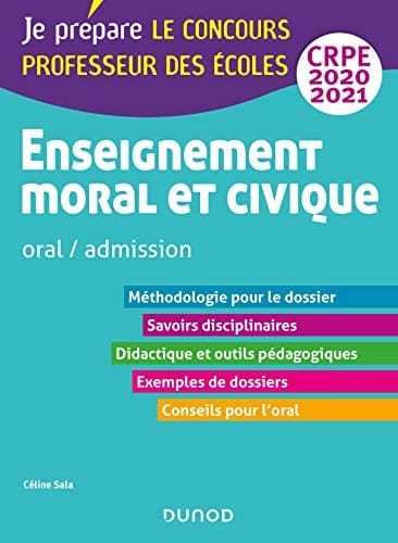 Enseignement moral et civique Oral / admission Professeur des écoles