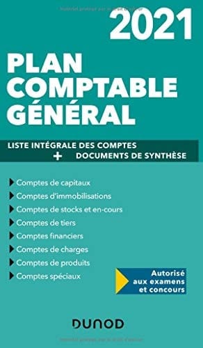 Plan comptable général Liste intégrale des comptes + documents de synthèse