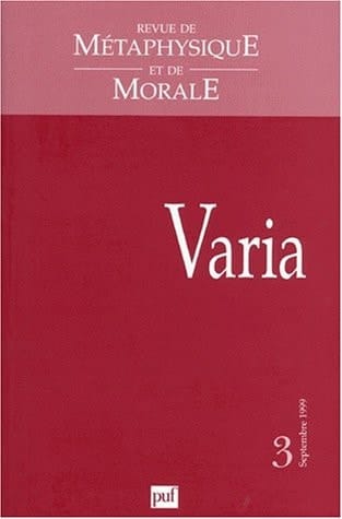 VARIA N°3 SEPTEMBRE 1999