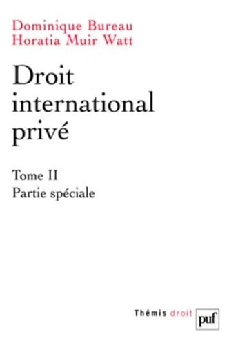 Droit international privé: Partie spéciale