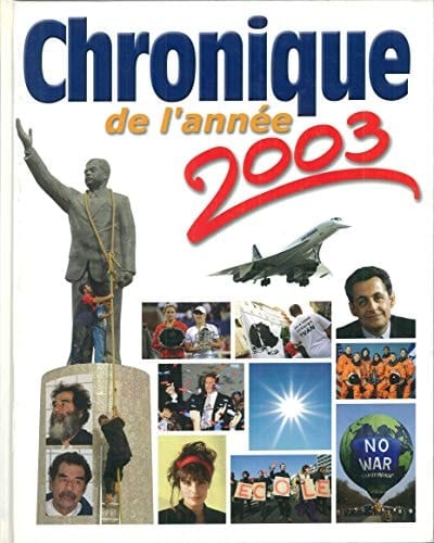 Chronique de l'année 2003