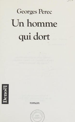 Un Homme Qui Dort