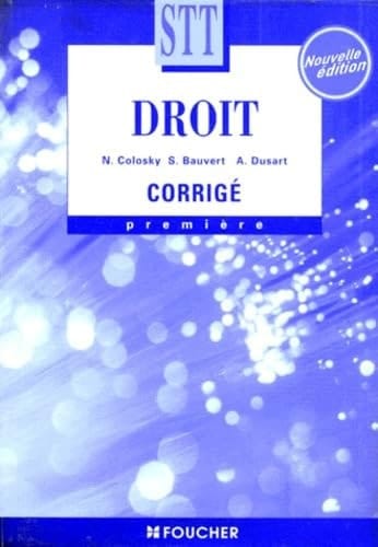 Droit STT première