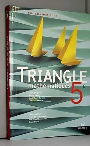 Mathématiques, 5e programme 2006