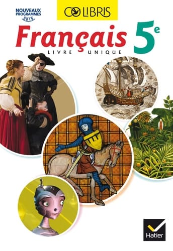 Francais 5e Cycle 4 Colibris Manuel de l'élève, avec un carnet de bord