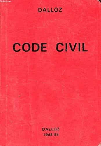 DALLOZ. Codes Code civil