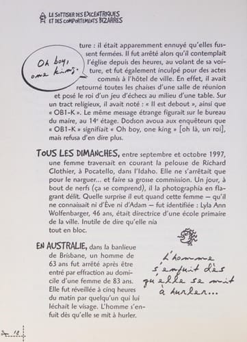 L'homme qui se prenait pour un haricot blanc à la sauce tomate.