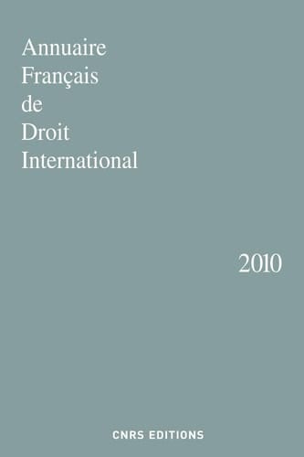 Annuaire français de droit international Tome 56