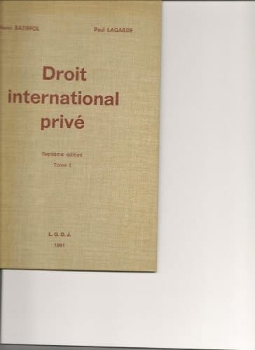 Droit international privé
