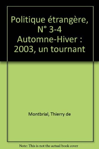 2003, un tournant