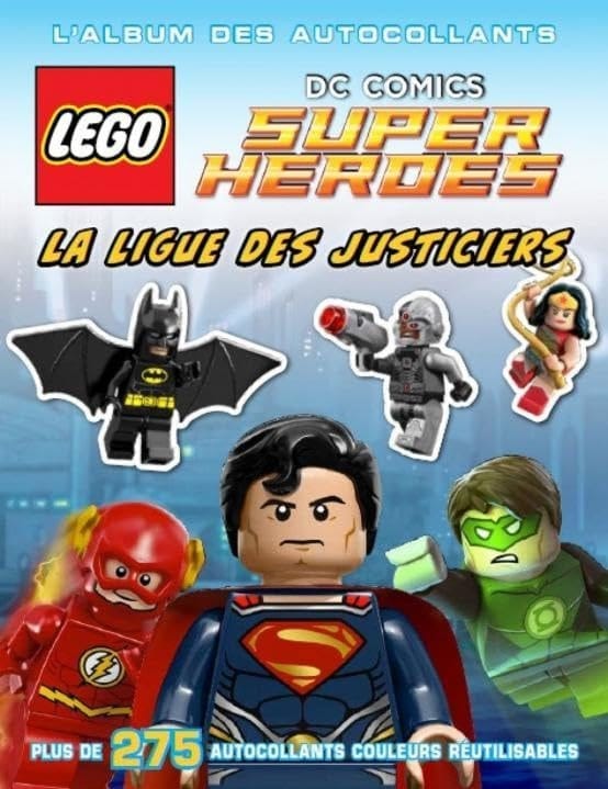Lego DC comics, l'album des autocollants