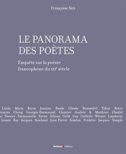 Le panorama des poètes enquête sur la poésie francophone du XXIe siècle
