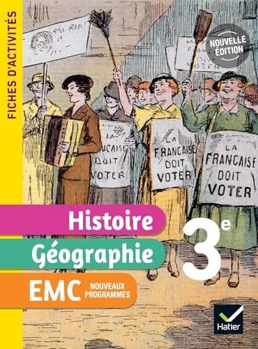 Fiches d'activités Histoire-Géographie-EMC 3e - Ed. 2026 - Cahier élève