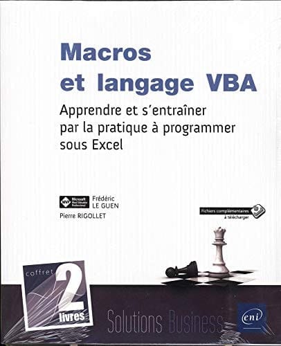 Macros et langage VBA. Coffret en 2 volumes : Macros et langage VBA ; Excel