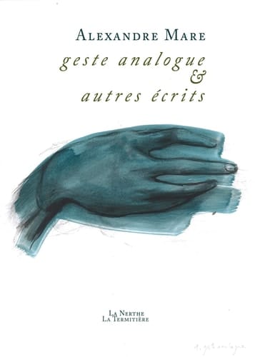 Geste analogue et autres récits accompagnés de 8 encres de Jérémy Liron
