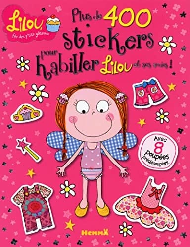 Plus de 400 stickers pour habiller Lilou et ses amies !