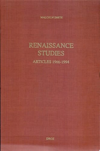 Renaissance Studies Articles 1966-1994