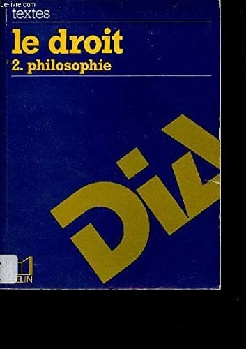 Le Droit: Philosophie