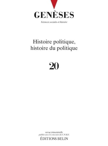 Histoire politique, histoire du politique