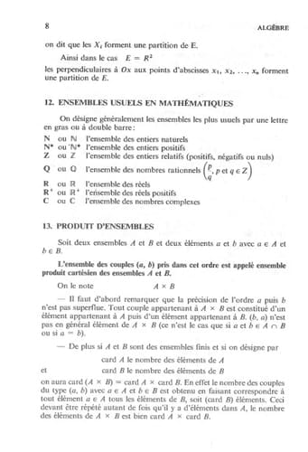 Mathématiques cours et exercices. Analyse. 1, 2, 3