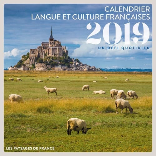 Calendrier langue et culture françaises Un défi quotidien avec un livret des réponses