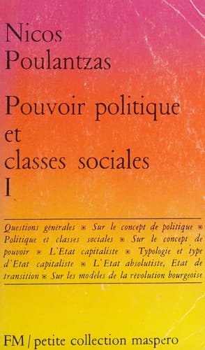 Pouvoir politique et classes sociales